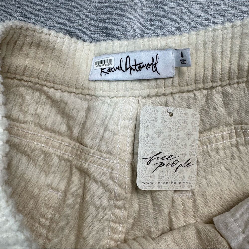Rachel Antonoff NWT New $212 Free People Rachel Antonoff Evelyn Corduroy Iv Size 27" / US 4 / IT 40 - 7 Thumbnail