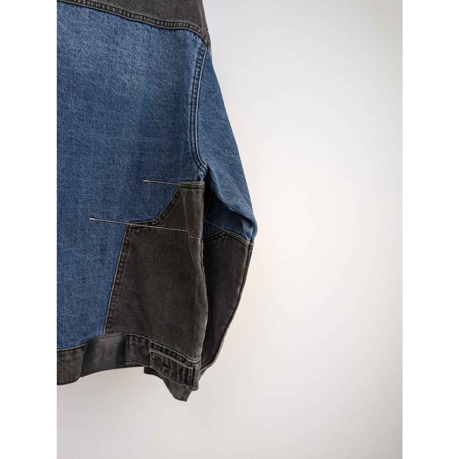 Supreme o1rshd1 Denim Jacket in Blue/Black Size US XL / EU 56 / 4 - 8 Thumbnail