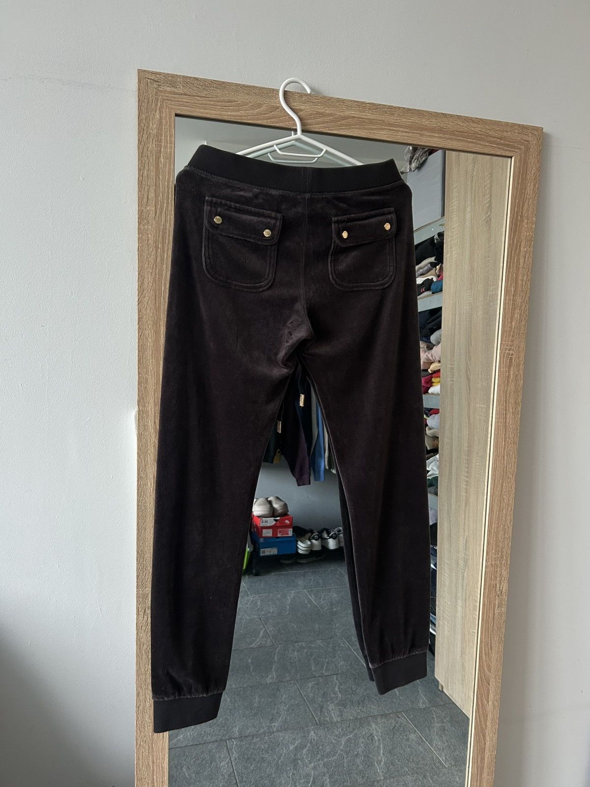 Juicy Couture × Vintage Sweatpants juicy couture velour vintage y2k x-small size Size 24" / US 00 / IT 34 - 2 Thumbnail