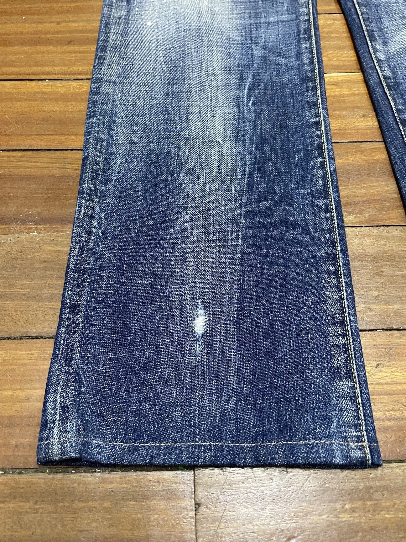 Energie Rare Design Vintage Brand Energie Distressed Jeans 2000s Size US 31 - 5 Thumbnail