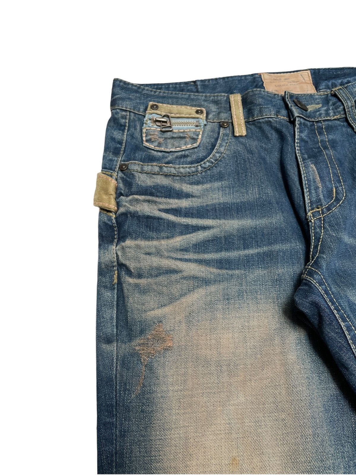 If Six Was Nine × Japanese Brand Very Rare Vintage Japanese Brand Lolita Flared Jeans 1990s Size US 32 / EU 48 - 3 Thumbnail