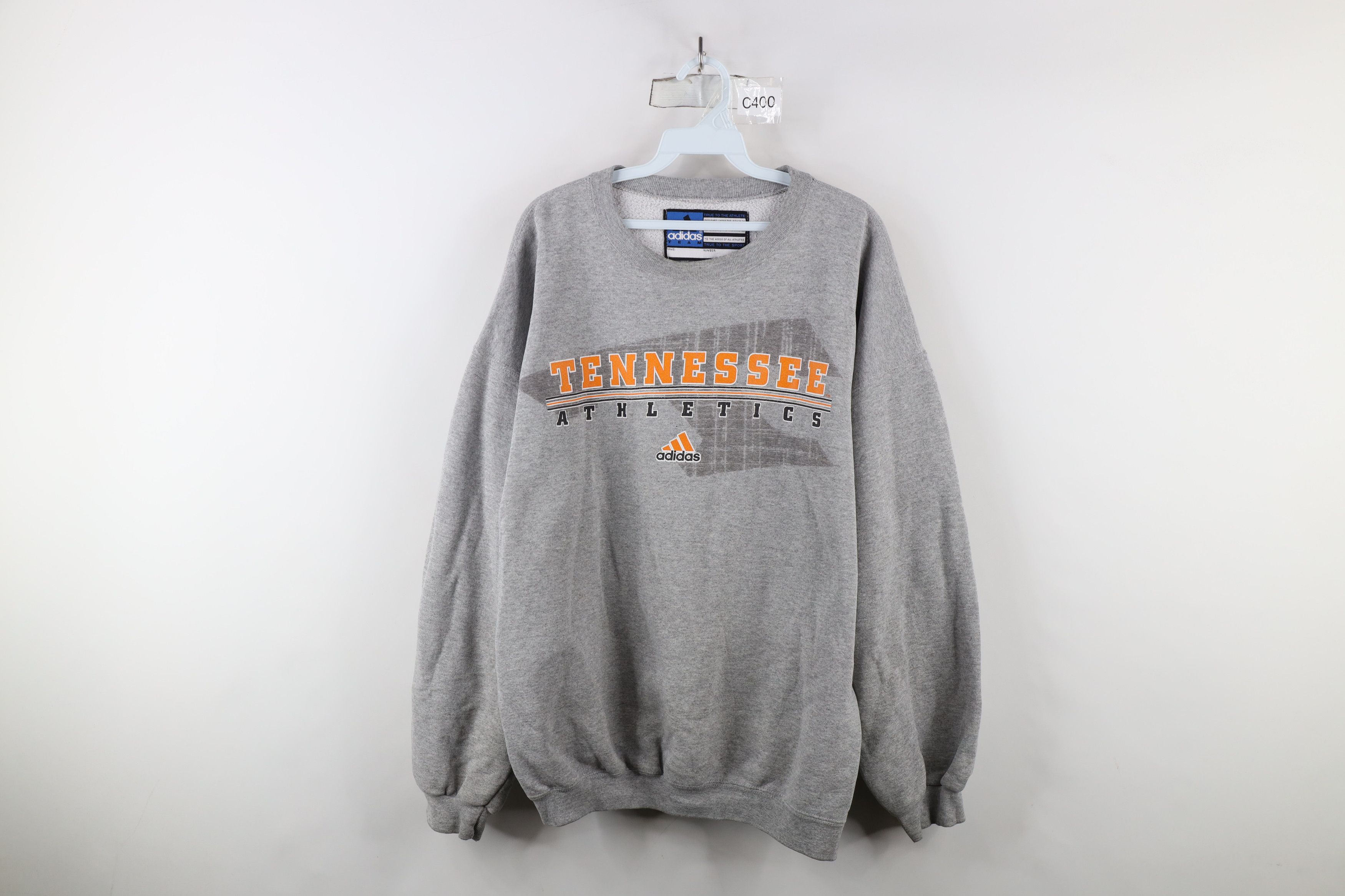 Adidas × Vintage Vintage 90s Adidas University Tennessee Athletics Sweatshirt Size US XL / EU 56 / 4 - 1 Thumbnail