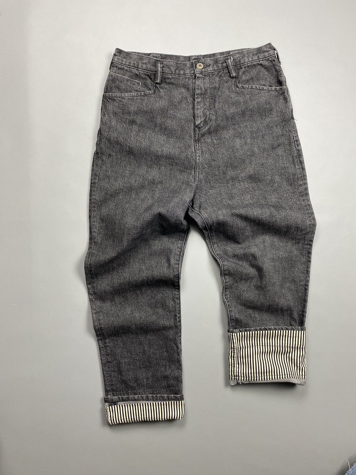 Vintage Y'S Yohji Yamamoto vintage denim jeans size 1 Size 25" / US 0 / IT 36 - 11 Thumbnail