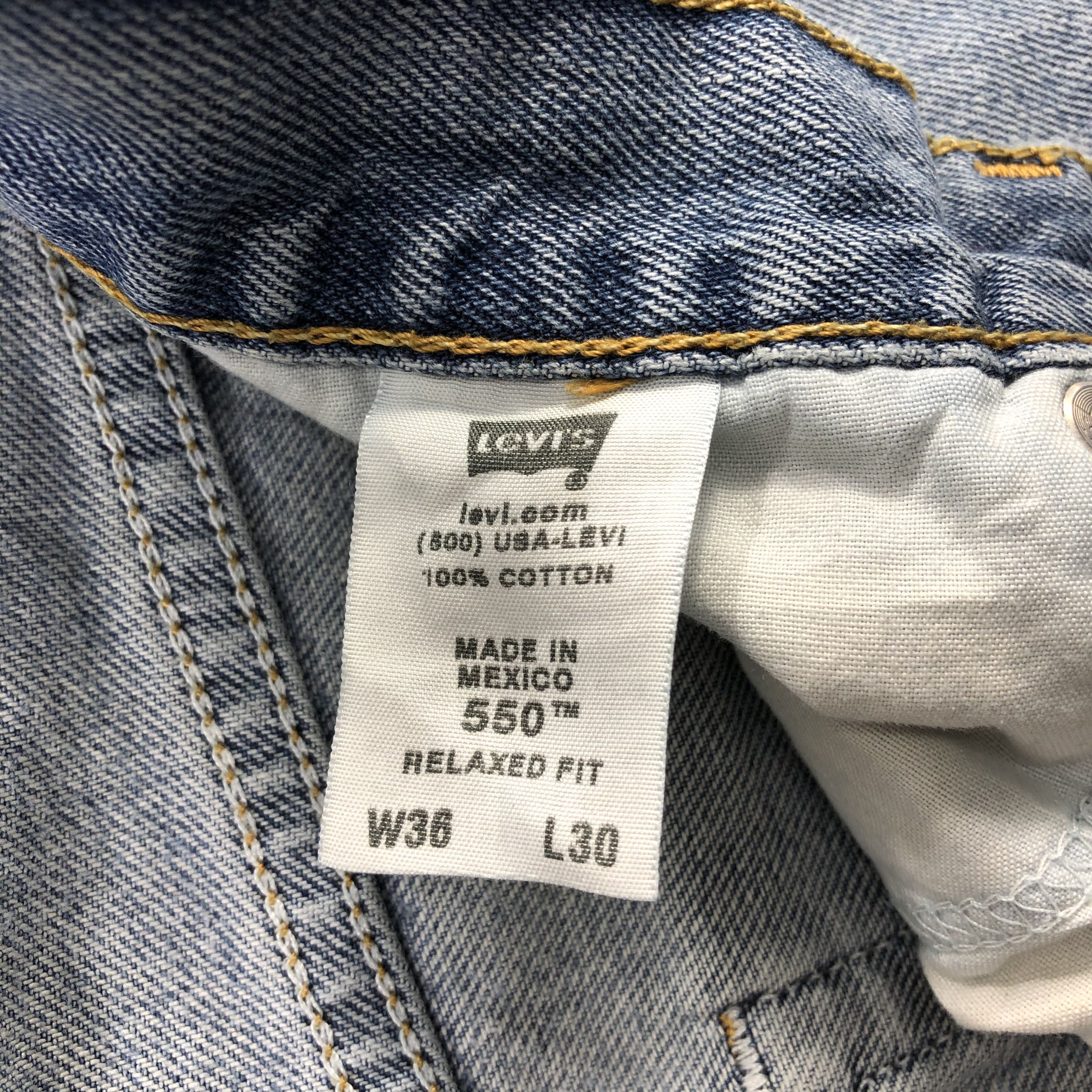 Levi's × Vintage Vintage Light Wash Levis 550 Jeans-JM1761 Size US 36 / EU 52 - 11 Thumbnail