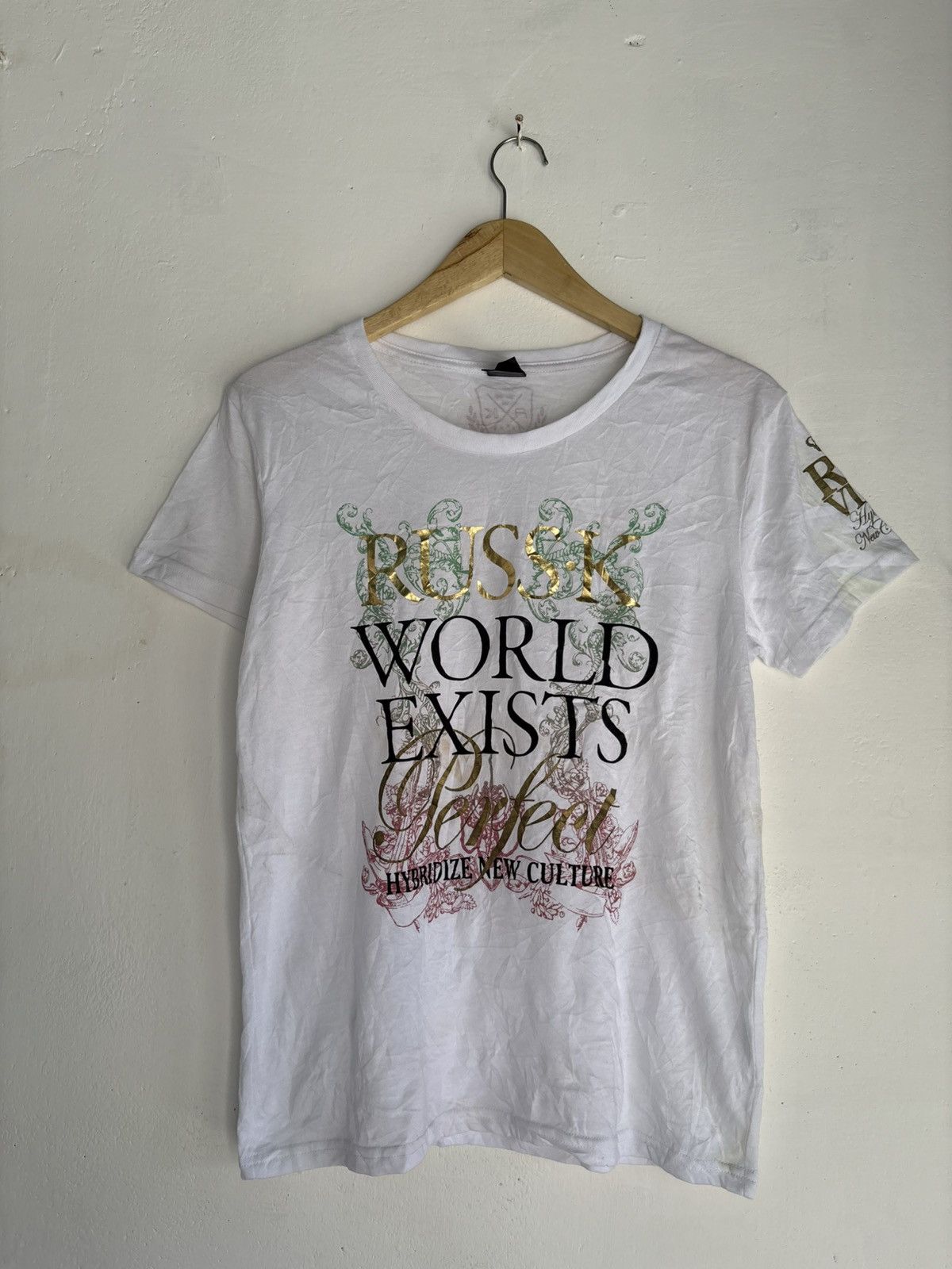 Japanese Brand Russ.K Poem Short Shirt Japanese Brand Size US M / EU 48-50 / 2 - 1 Thumbnail