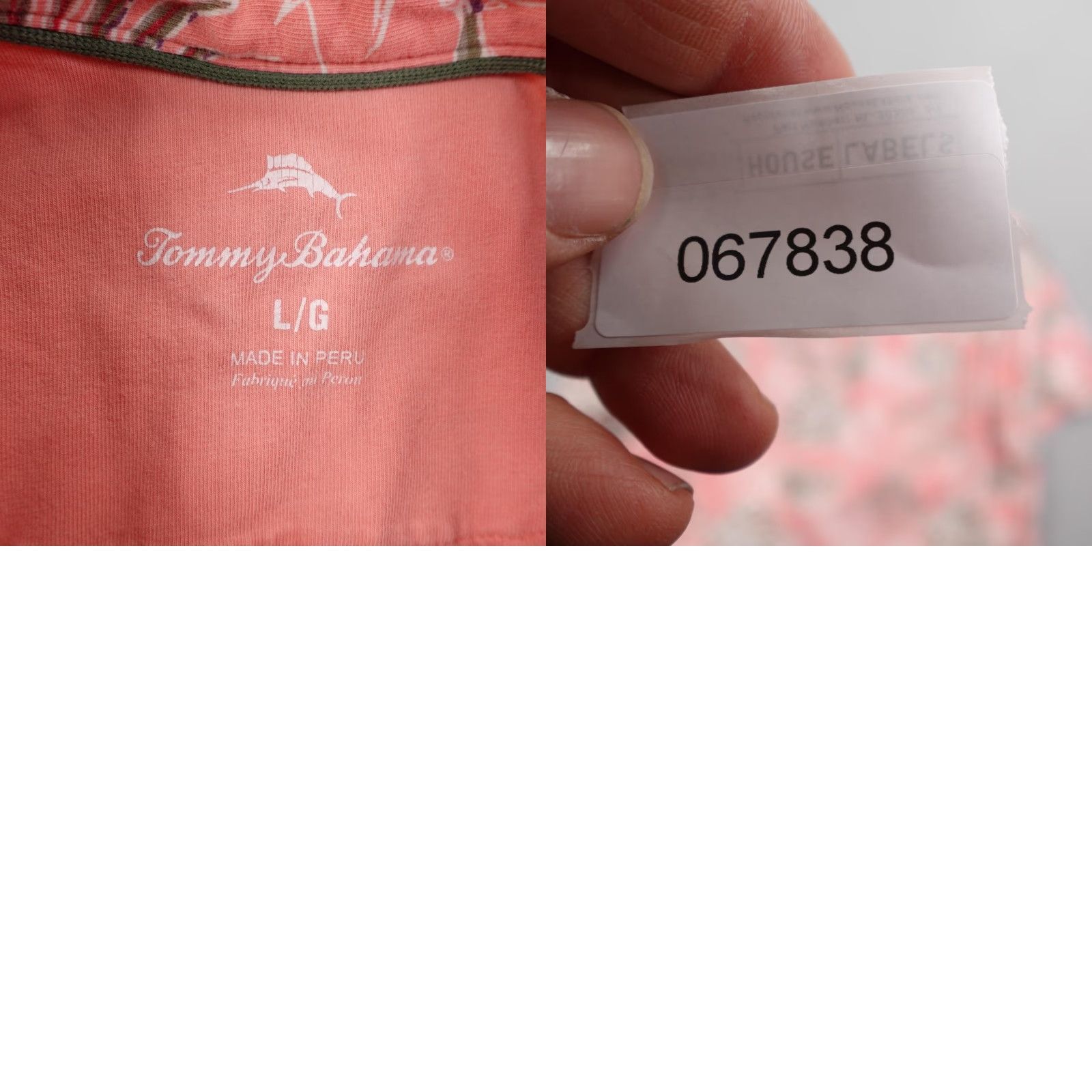 Tommy Bahama Tommy Bahama Polo Shirt Mens Large Pink Tropical Leaf Print Hawaiian Aloha Flex Polo Shirt Men L Pink Floral Beach Golf Casual Activewear Mens Size US L / EU 52-54 / 3 - 8 Thumbnail