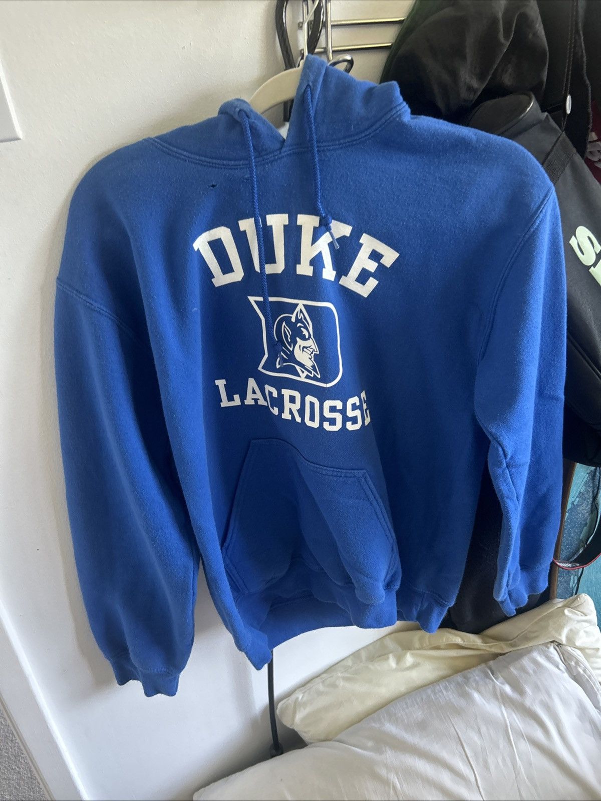 Gildan Duke Lacrosse Blue Hoodie, Size small Size US S / EU 44-46 / 1 - 3 Thumbnail