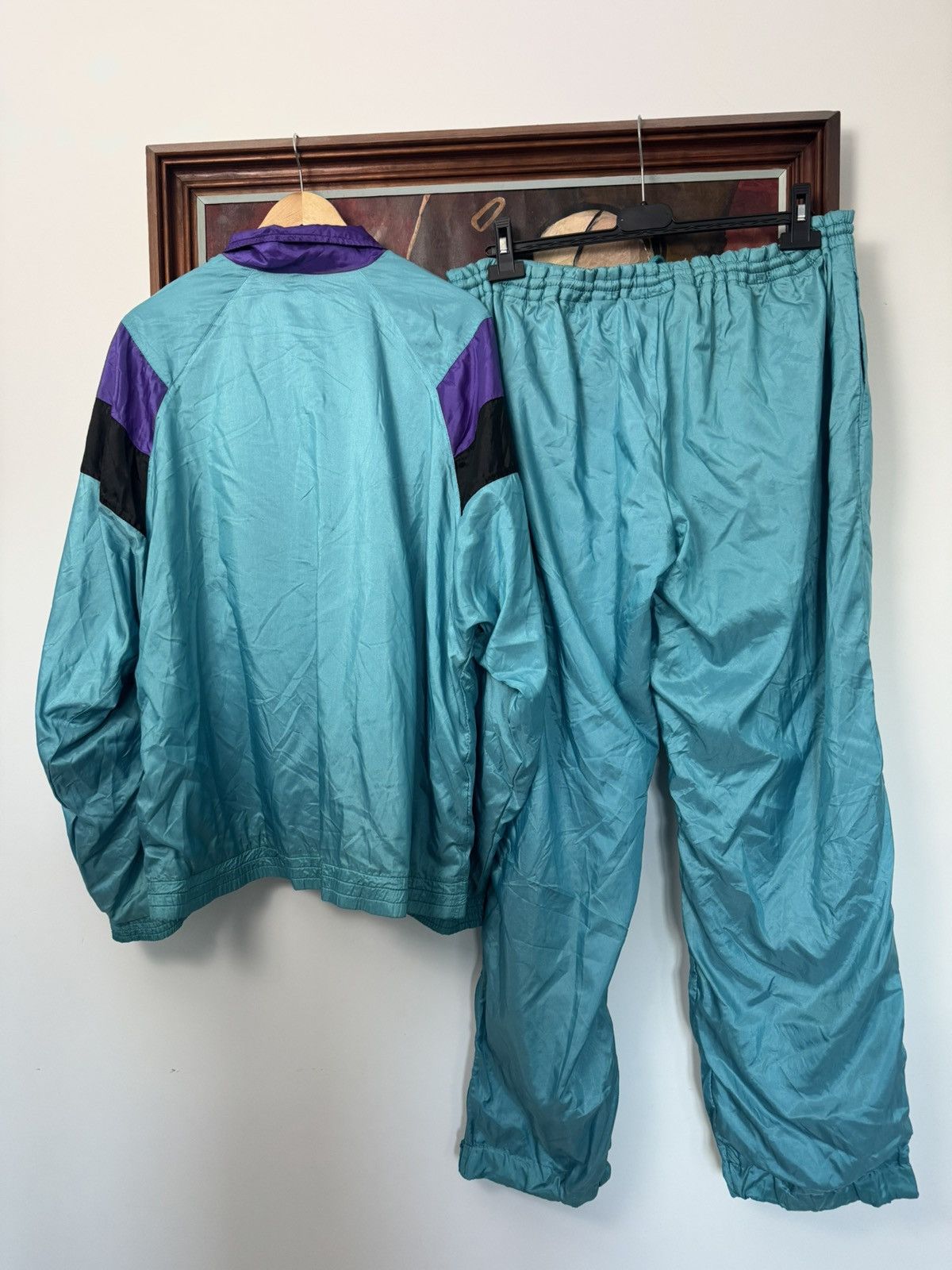 Puma Vintage 90s Puma Track Suit Full Set Windbreaker Streetwear Size US XL / EU 56 / 4 - 2 Thumbnail