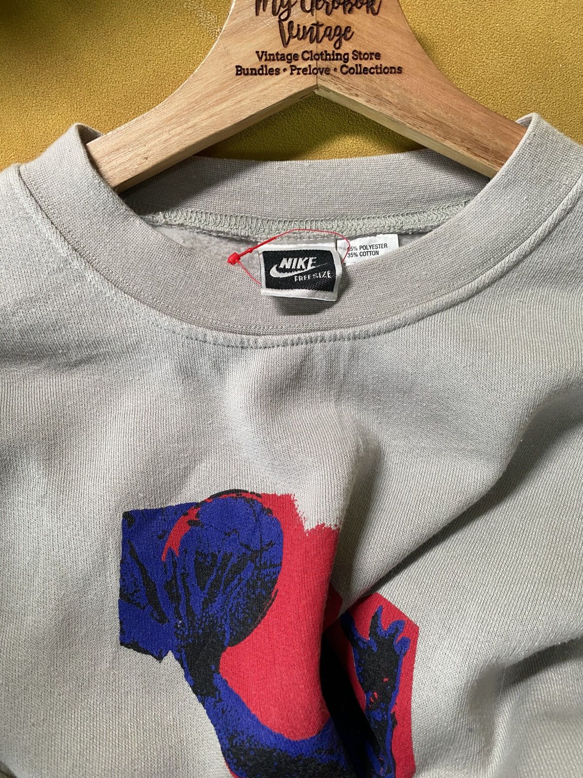 Nike VINTAGE Sweatshirt Nike 90's BIG Logo Size US M / EU 48-50 / 2 - 4 Thumbnail