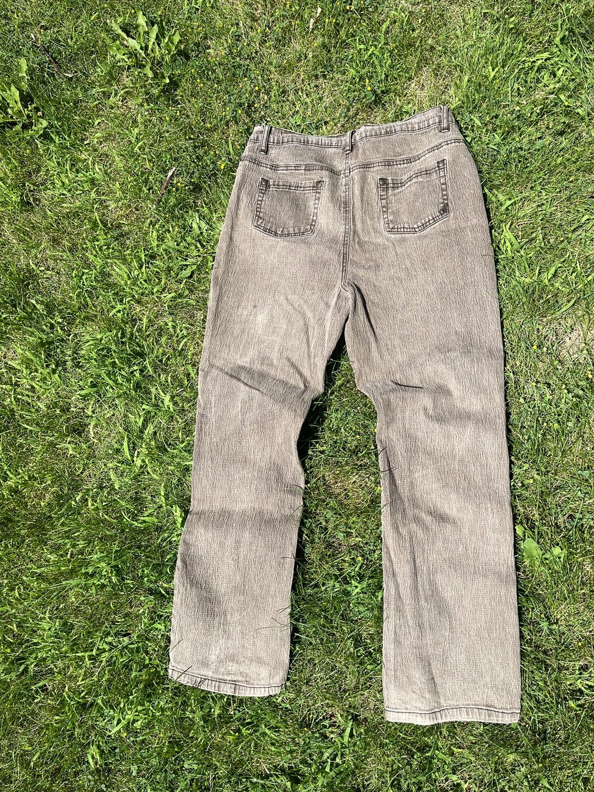 Jean × Vintage Sick Faded Brown Denim Size US 34 / EU 50 - 2 Thumbnail