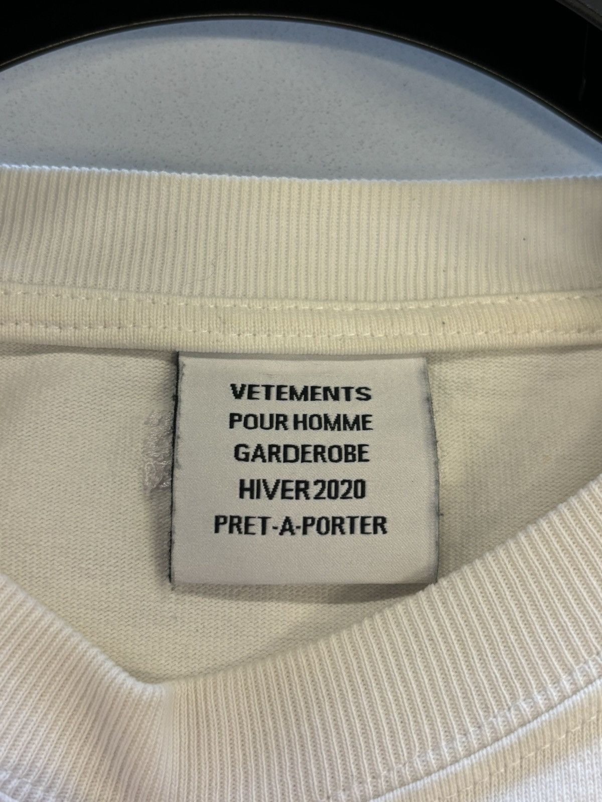 Vetements Vetements aw19 dominium in rectum tshirt Size US M / EU 48-50 / 2 - 4 Thumbnail