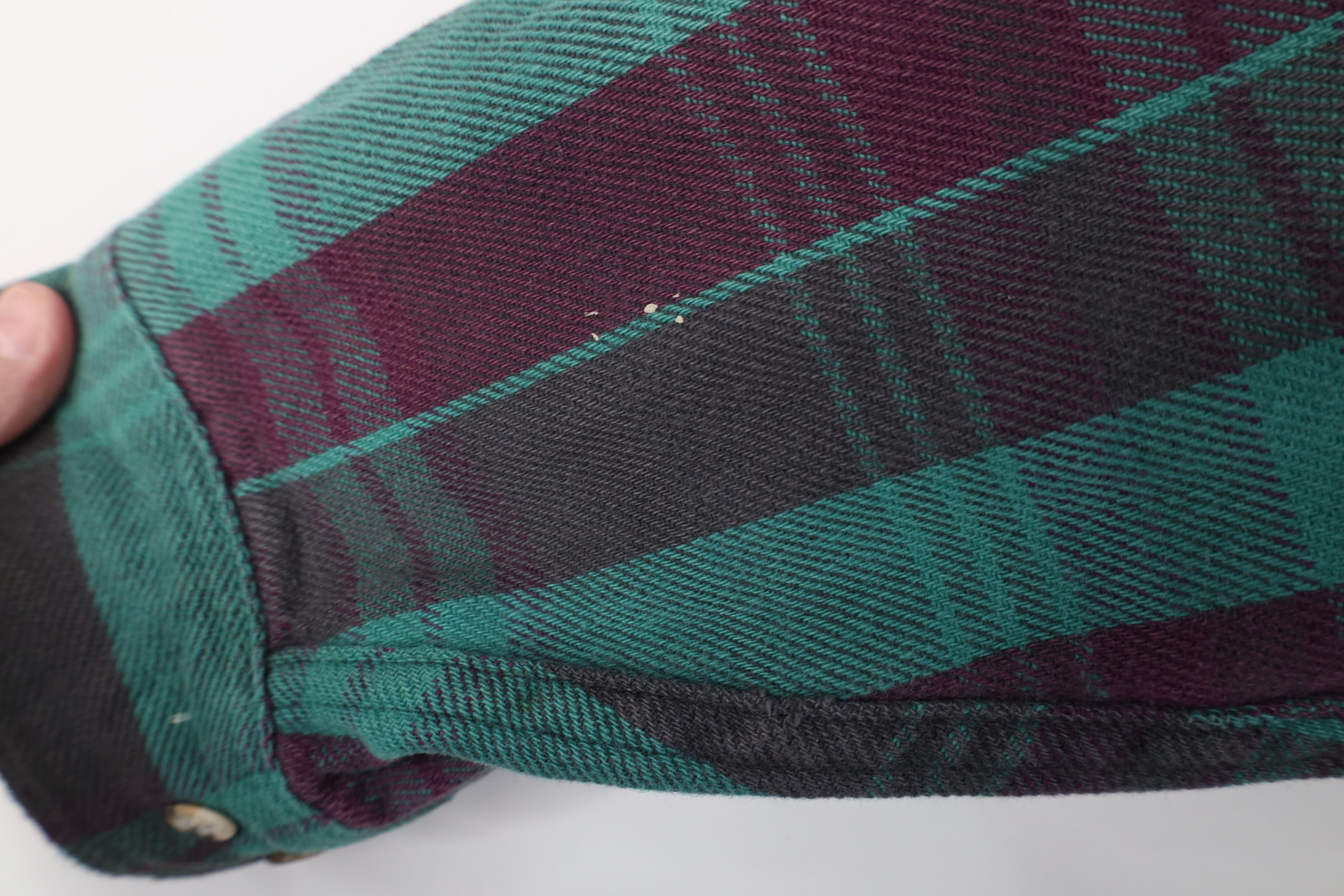 Vintage Vintage 70s Streetwear Heavy Flannel Button Shirt Plaid USA Size US L / EU 52-54 / 3 - 7 Thumbnail