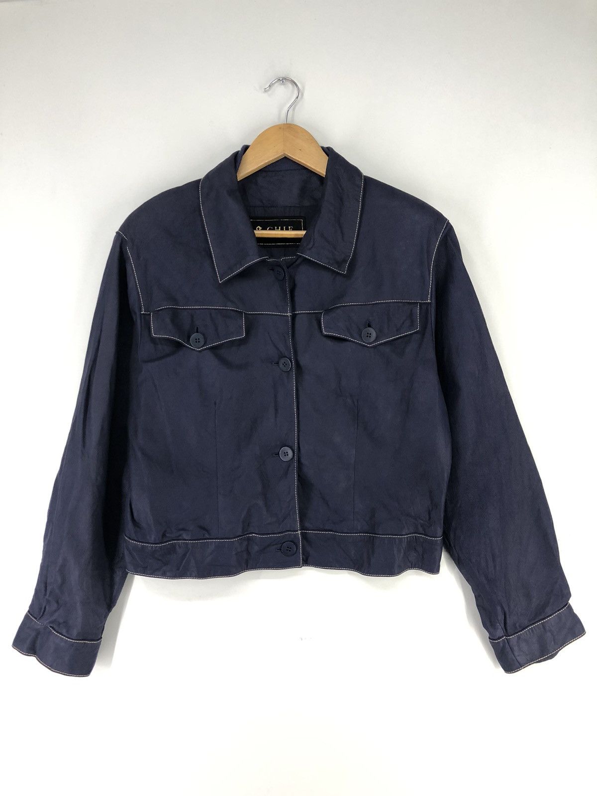 Leather Chie Imai Leather Crop Jacket Size M / US 6-8 / IT 42-44 - 1 Thumbnail