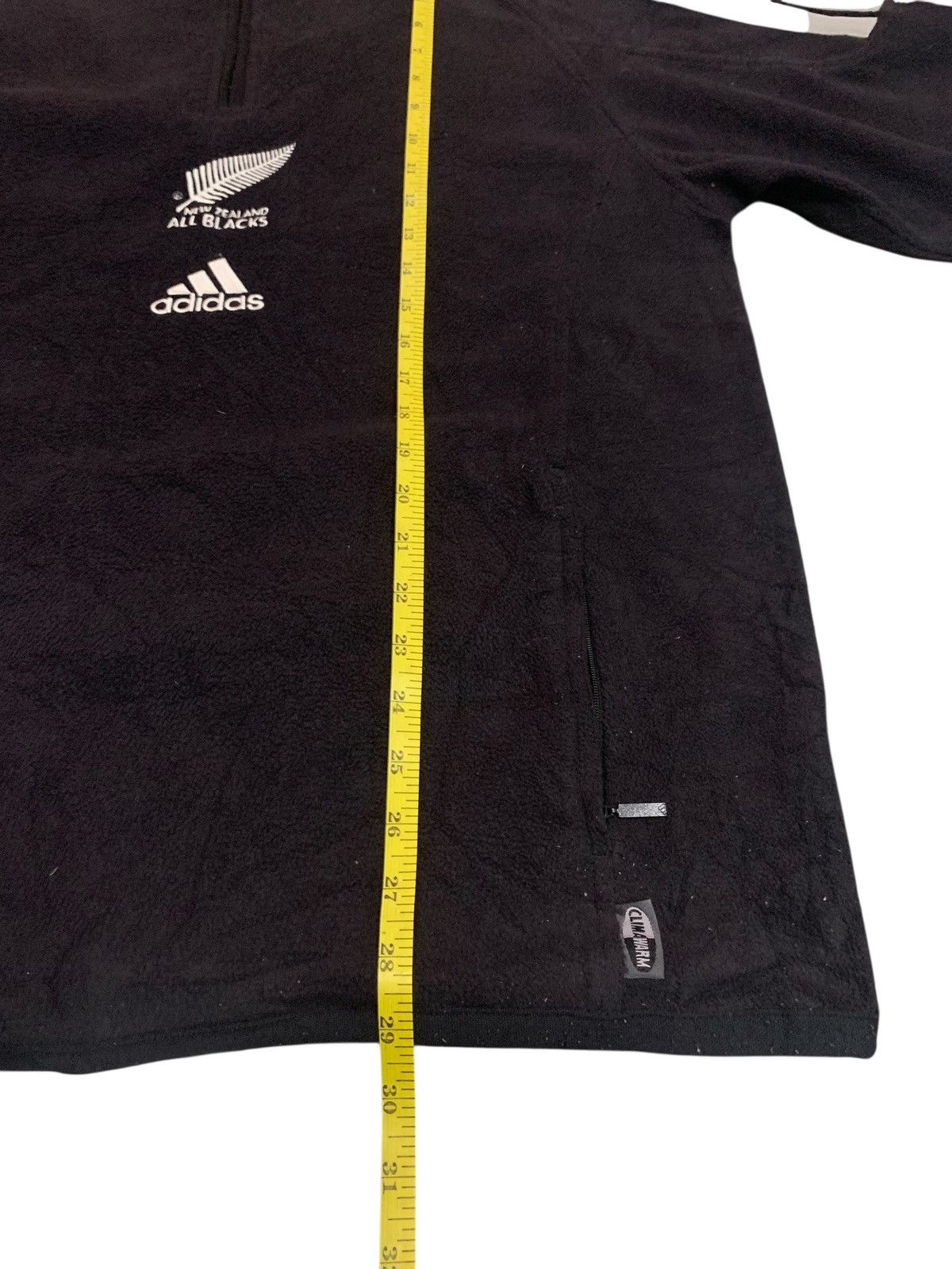Adidas × All Blacks × Vintage Vintage Adidas X New Zealand All Black Fleece Half Zipper Size US M / EU 48-50 / 2 - 9 Thumbnail