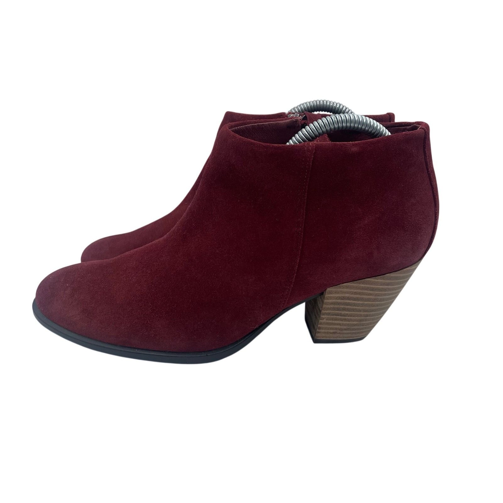 Ecco Ecco Shape 55 Western Ankle Boots Bootie Red Suede Womens 40 Size US 9 / IT 39 - 1 Thumbnail