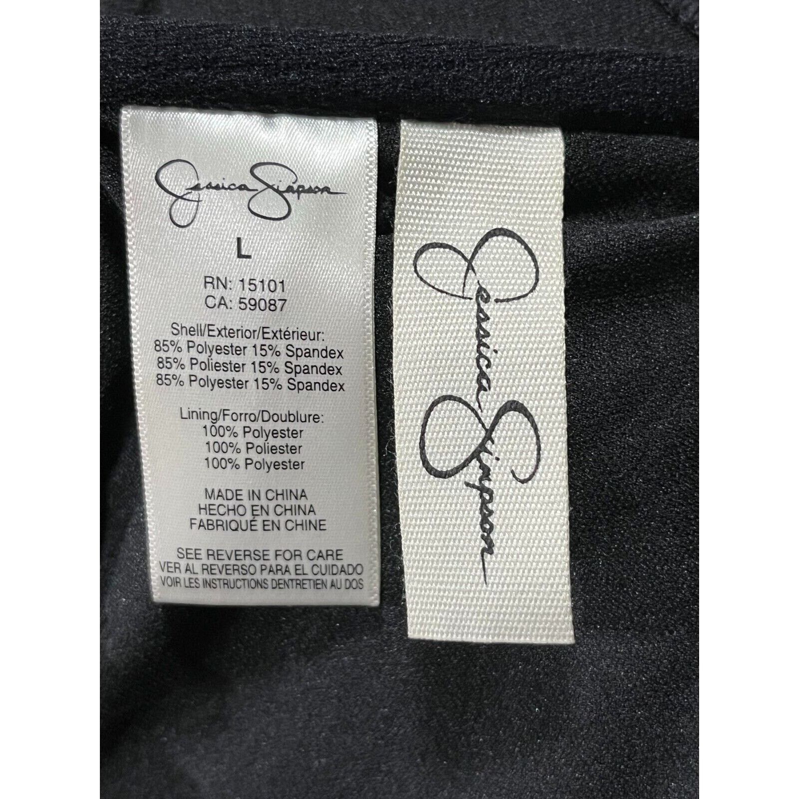 Jessica Simpson Jessica Simpson Swimsuit L One Piece O Ring Padded Black Size L / US 10 / IT 46 - 5 Thumbnail