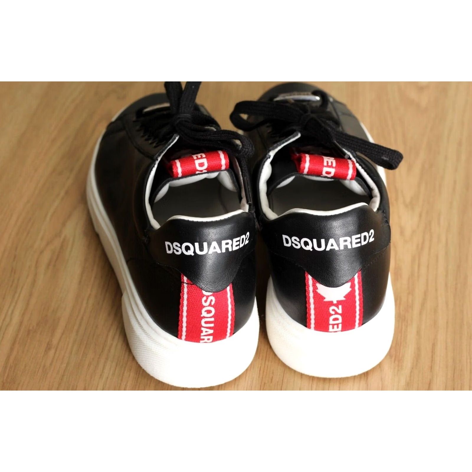 Dsquared2 VINTAGE DSQUARED2 Leather Sneakers Girls Women Size EU 34 US 2 ½ UK 2 Made in Italy Size US 4 / IT 34 - 5 Thumbnail
