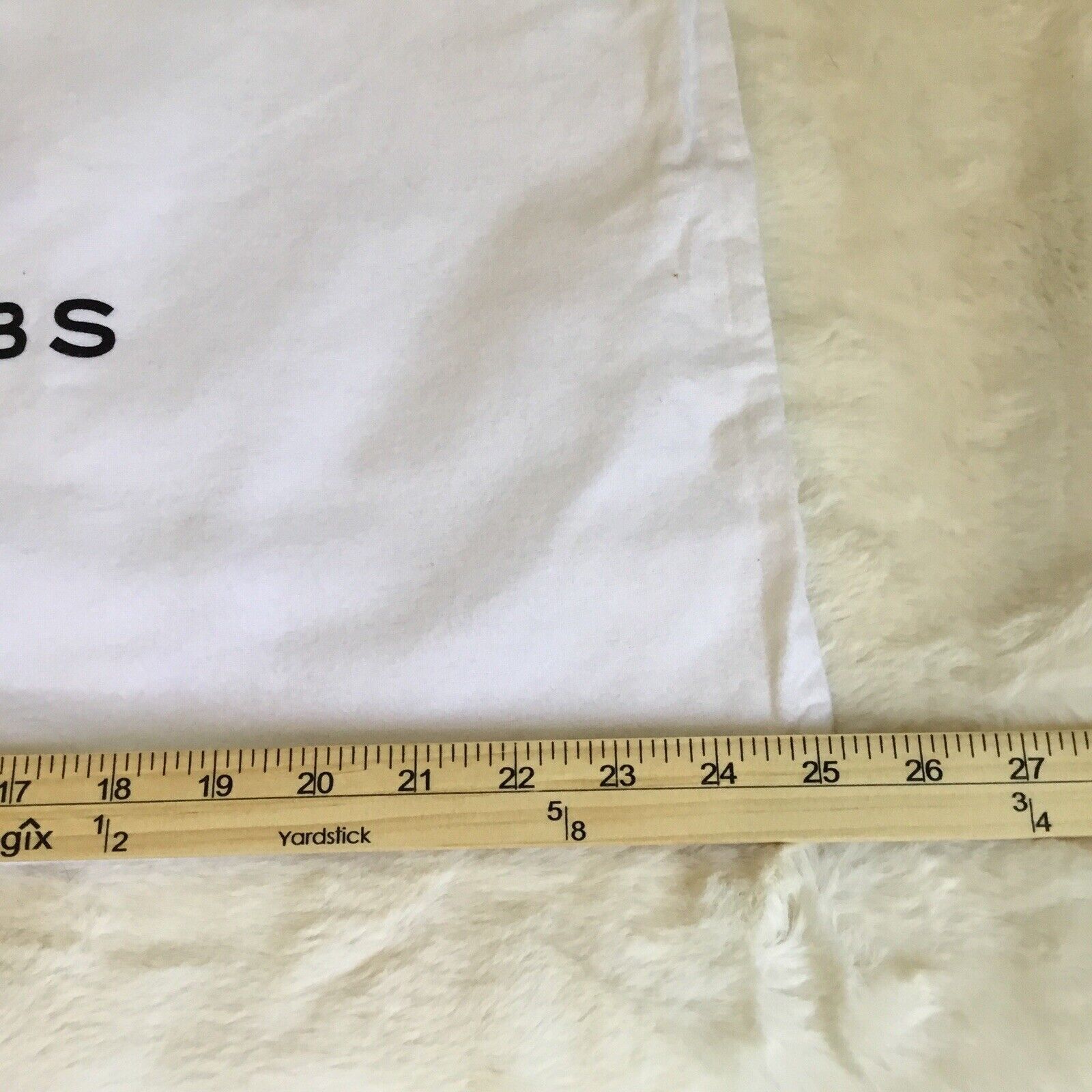 Marc Jacobs Marc Jacobs Dust Bag Tote Bag Large White Cotton Logo Size ONE SIZE - 5 Thumbnail