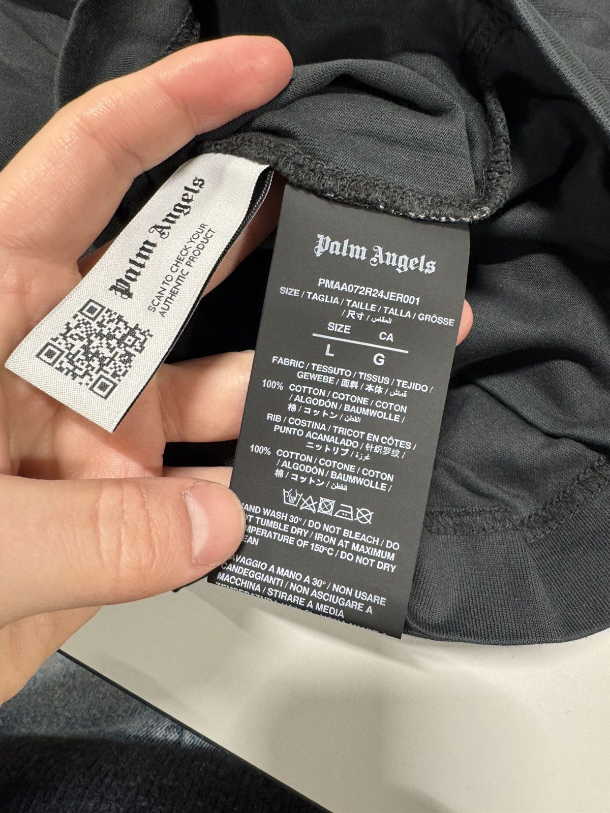 Palm Angels Palm Angels Burning Logo T-Shirt NEW 475$ Size US L / EU 52-54 / 3 - 6 Thumbnail