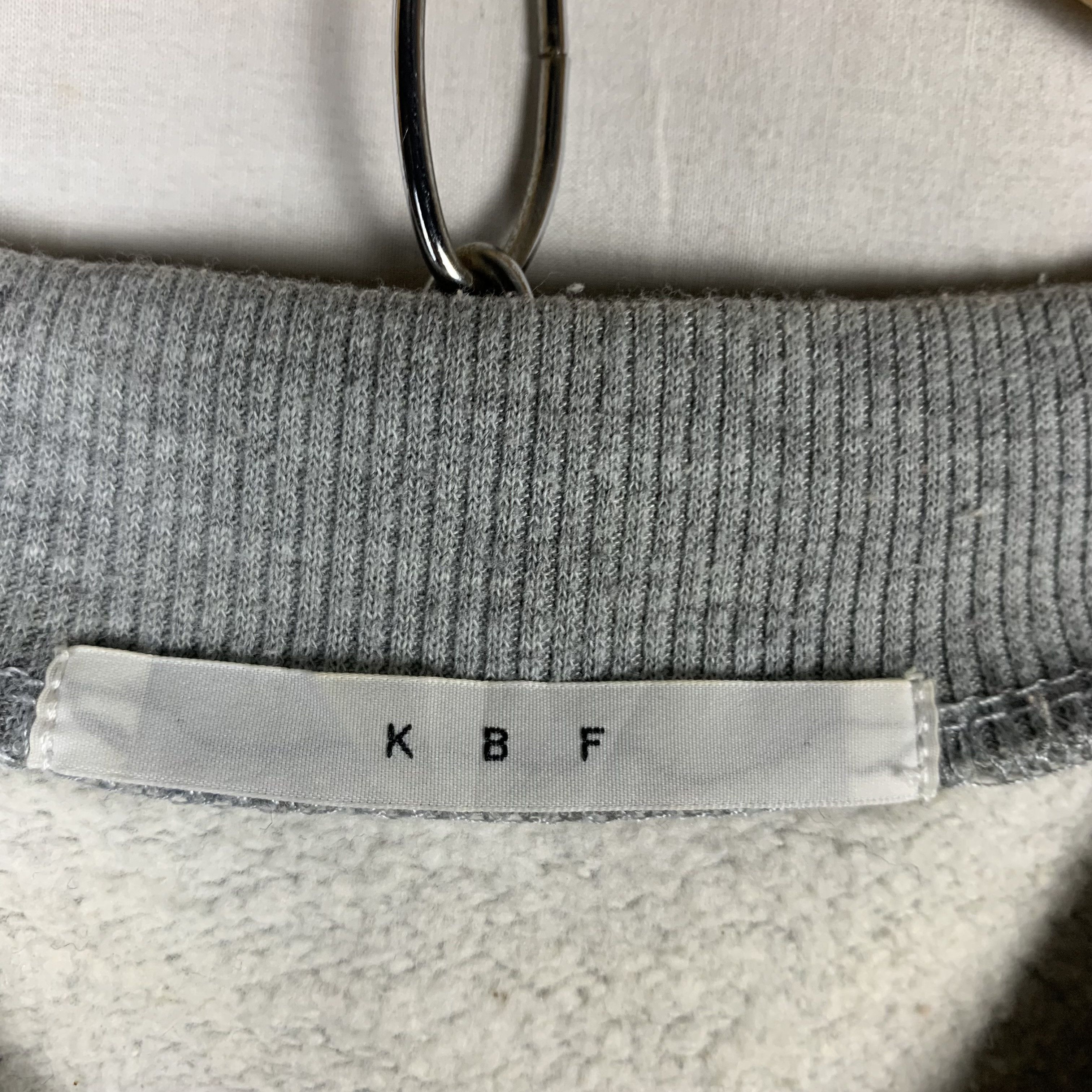 Japanese Brand KBF Abstract Art Pattern Over Print Sweatshirt Crewneck Size US M / EU 48-50 / 2 - 3 Thumbnail