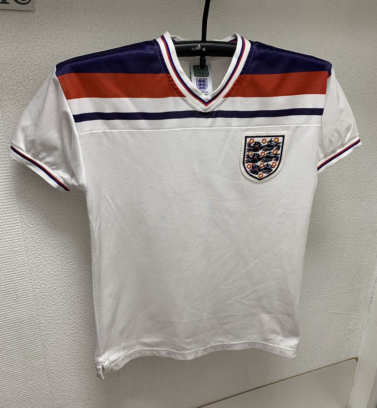 Other England vintage soccer jersey score drew S 1984 1986 gerrard Size US S / EU 44-46 / 1 - 1 Thumbnail