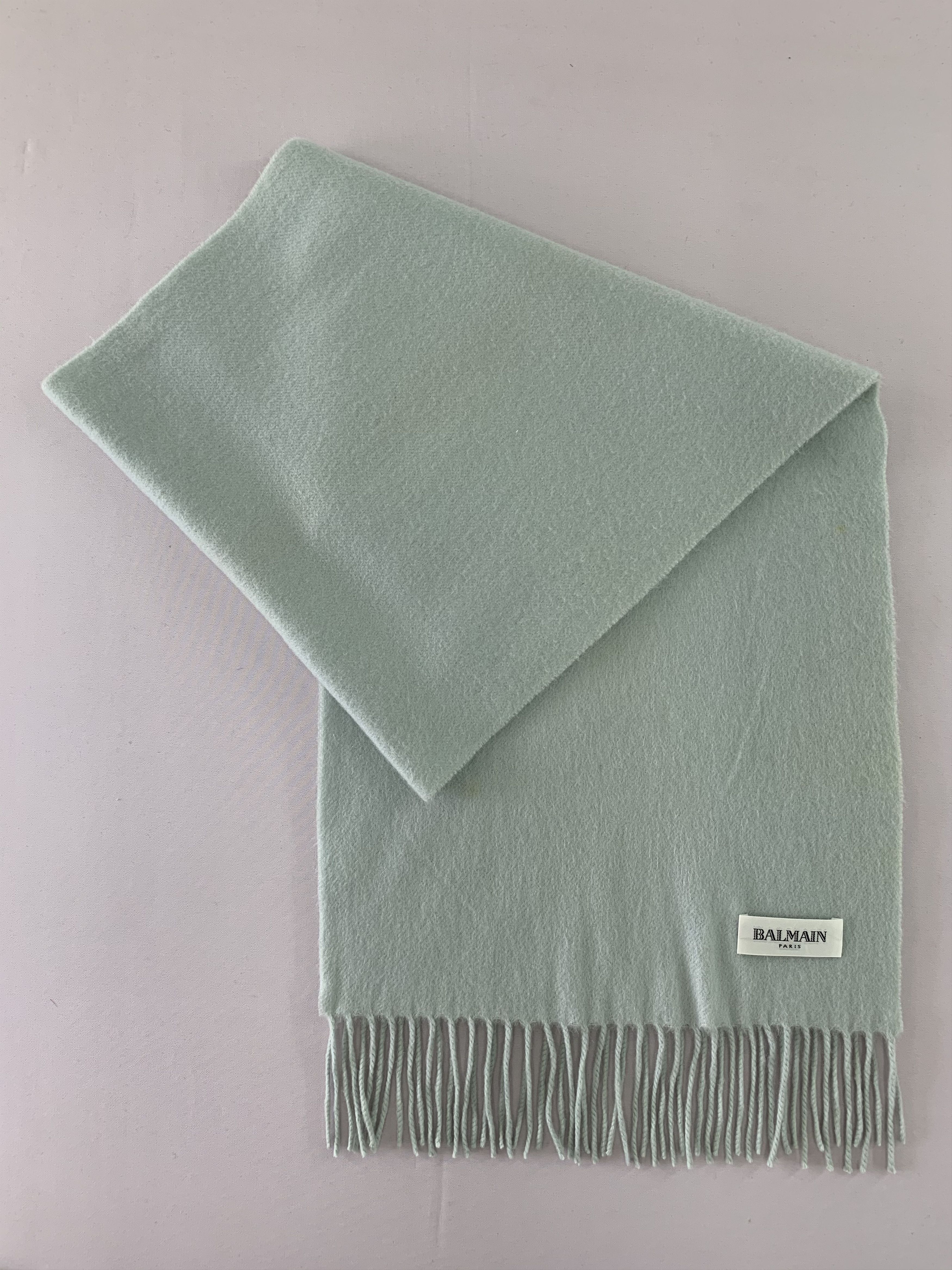 Balmain Balmain Scarf Wool Muffler Neck Wrap BL4321 Size ONE SIZE - 2 Thumbnail