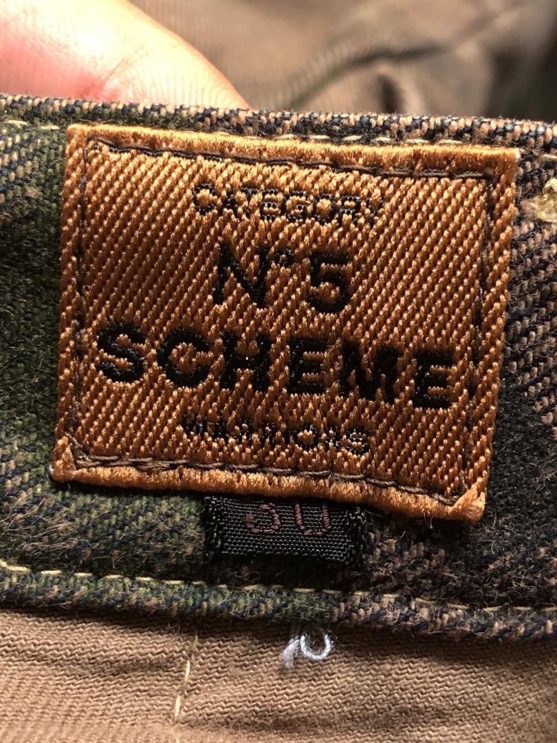 Japanese Brand N5 SCHEME Military Cargo Pants