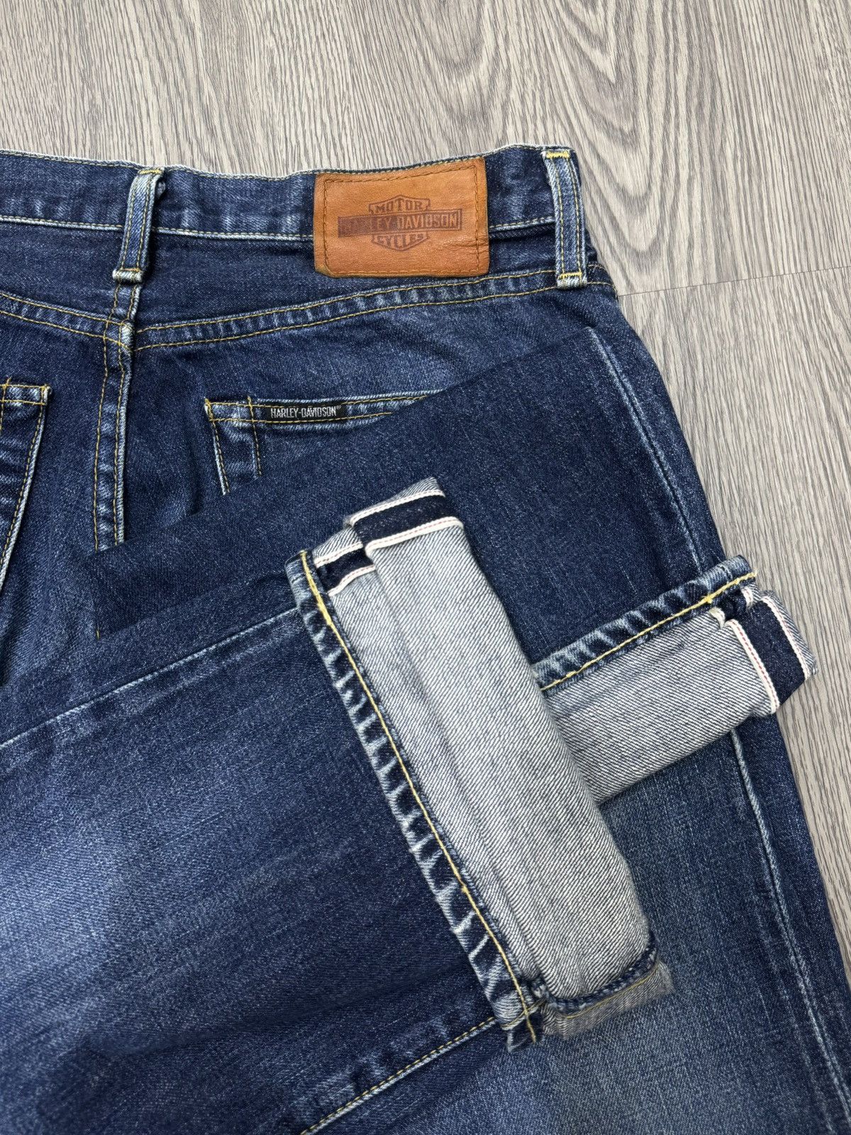 Harley Davidson Harley Davidson Vintage Denim Selvedge Size US 30 / EU 46 - 1 Thumbnail