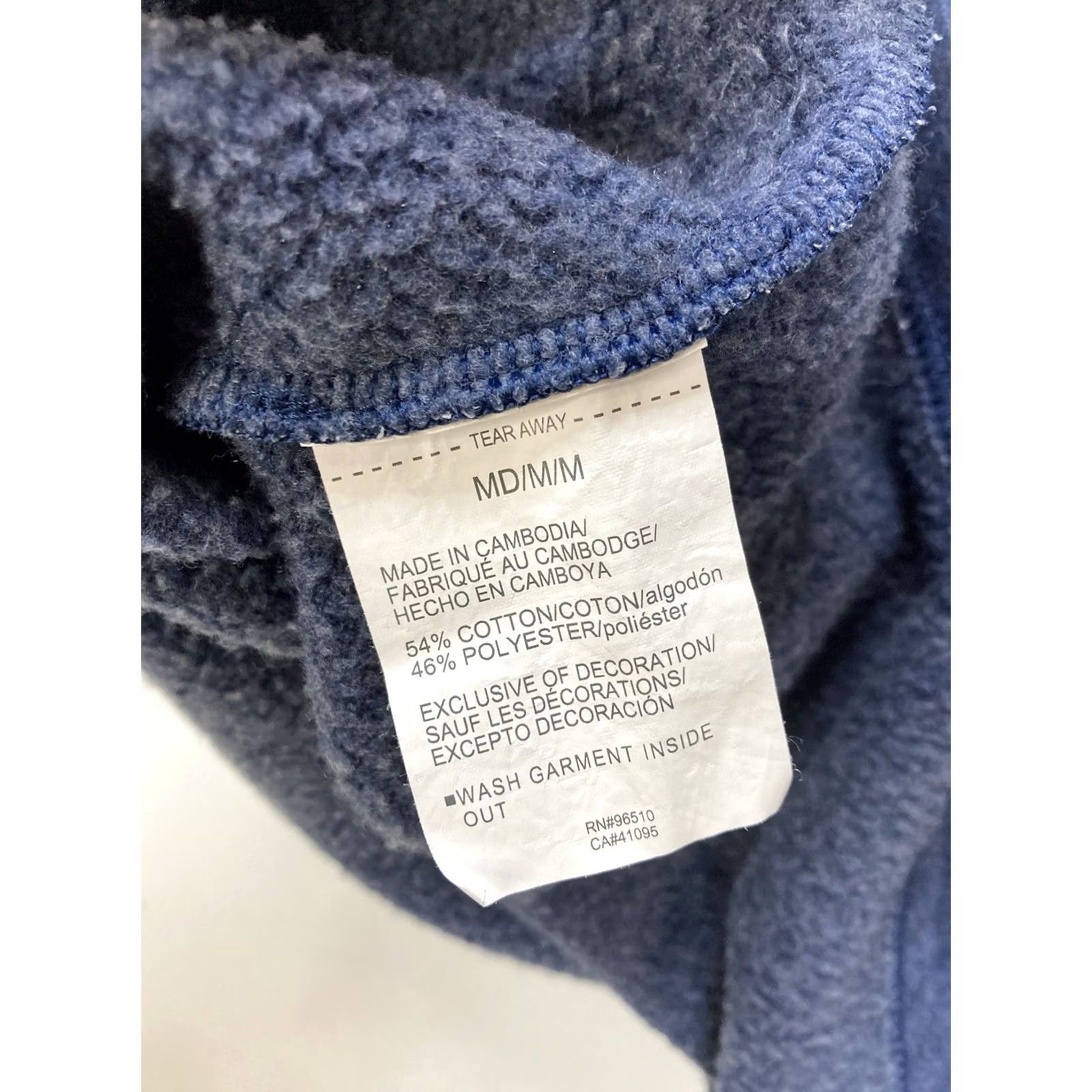 Under Armour Under Armour Project Rock Taped Fleece Pullover Hoodie Women Medium Blue 1346014 Size M / US 6-8 / IT 42-44 - 6 Thumbnail