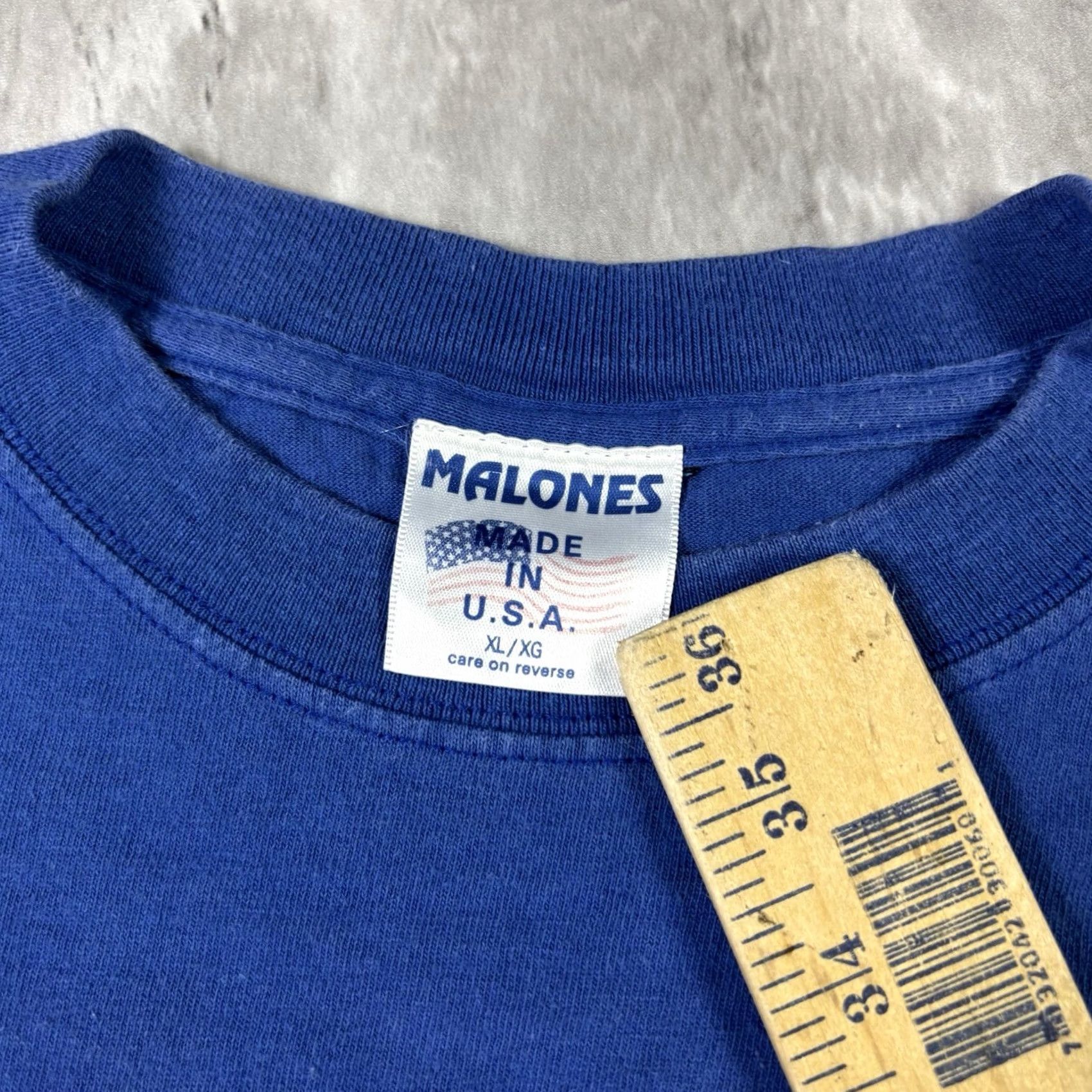 Vintage VINTAGE Bassin Fish T Shirt Nature Outdoors XL Blue Cotton Graphic Print Crew Neck Short Sleeve Mens 90s Y2K Size US XL / EU 56 / 4 - 5 Thumbnail