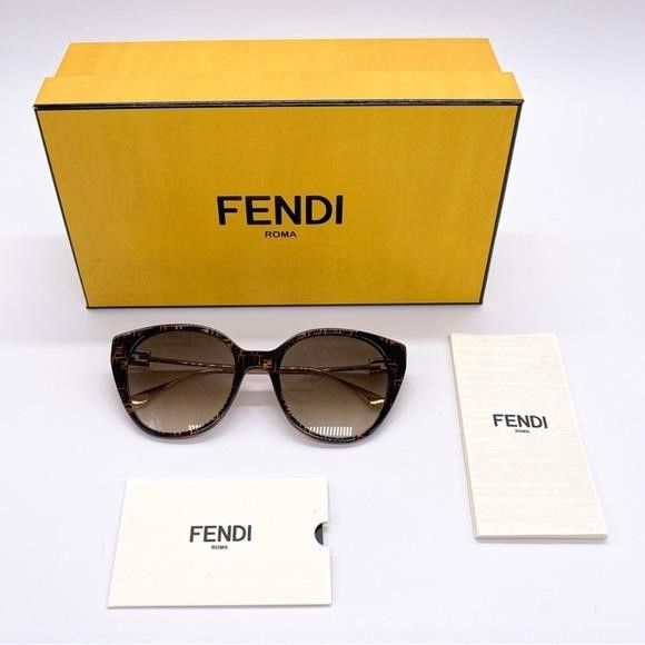 Fendi NEW Authentic FENDI FE400471 55F WOMEN'S SUNGLASSES FENDI Size ONE SIZE - 4 Thumbnail