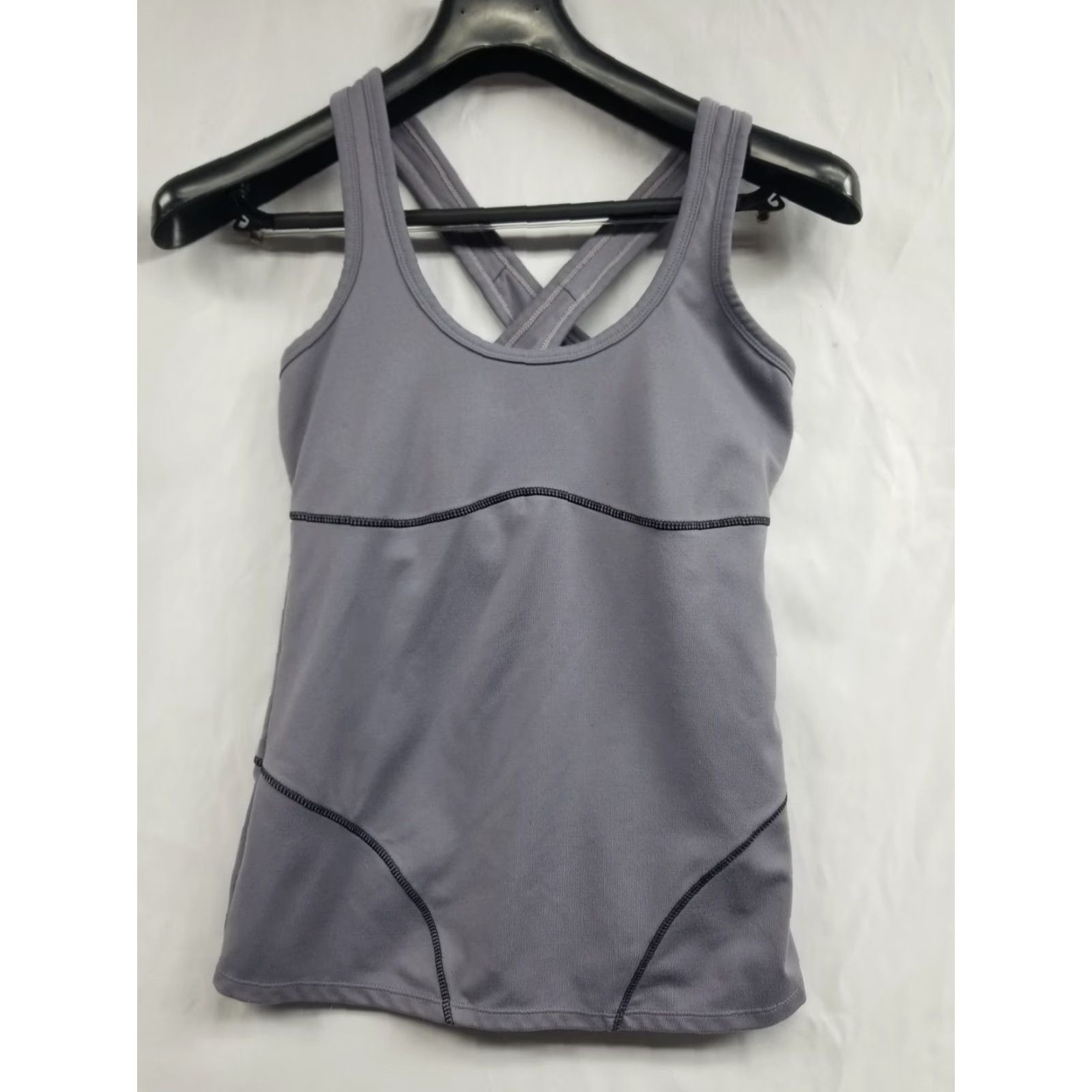 Vintage Adrienne Vittadini Tank Top Womens Medium Purple Athletic Sleeveless Shirt Top Size M / US 6-8 / IT 42-44 - 2 Thumbnail