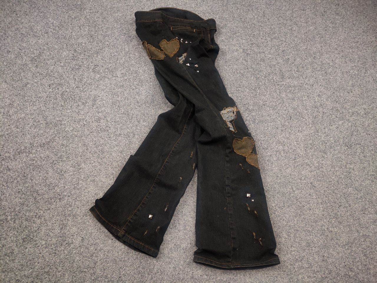 If Six Was Nine Vintage LGB Y2K Flared Low Rise Denim Jeans if six was nine Size 30" / US 8 / IT 44 - 2 Thumbnail