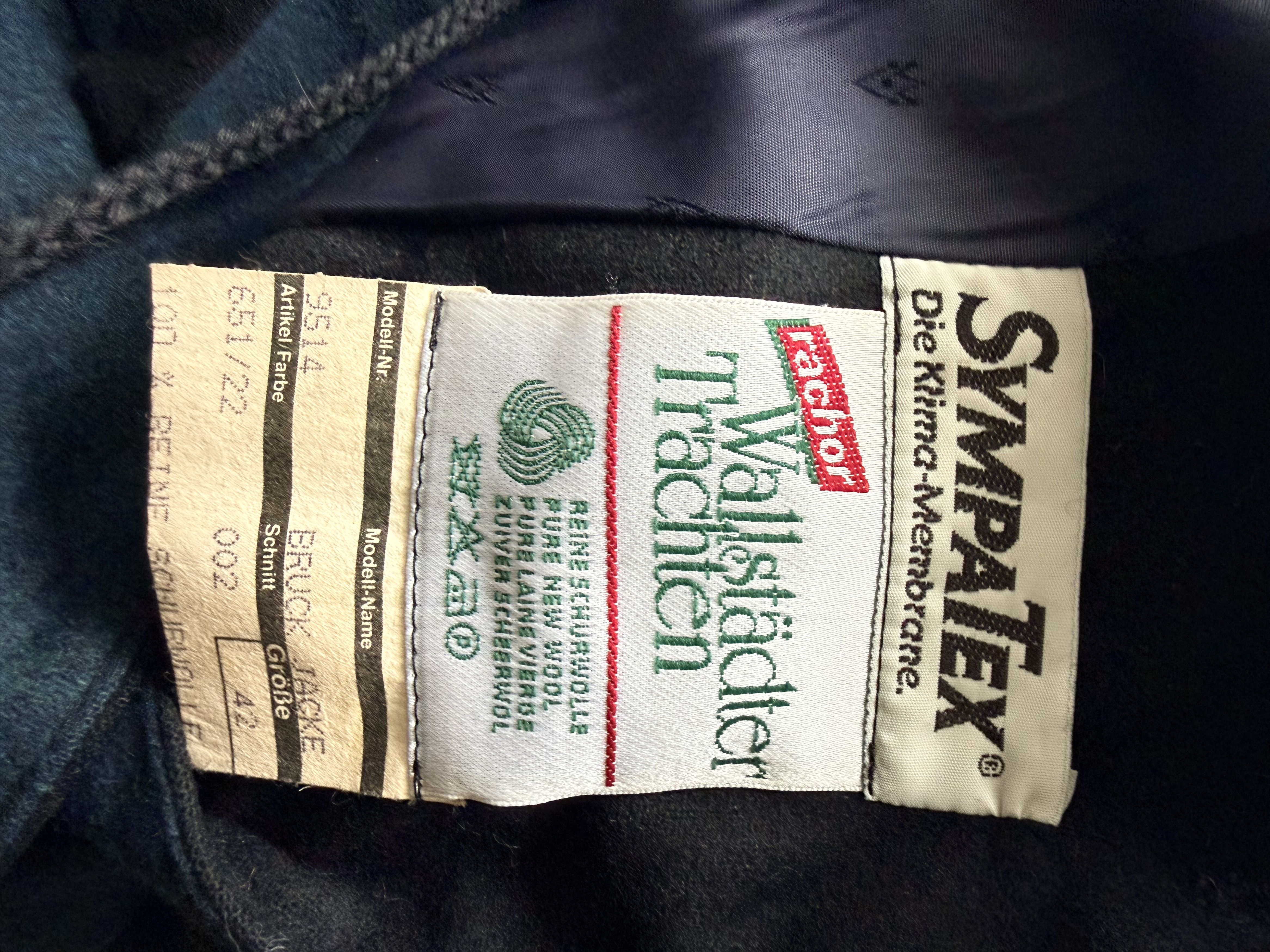 Other Vintage 90s Wallstädter Trachten Parka Wool Coat Size M / US 6-8 / IT 42-44 - 8 Thumbnail