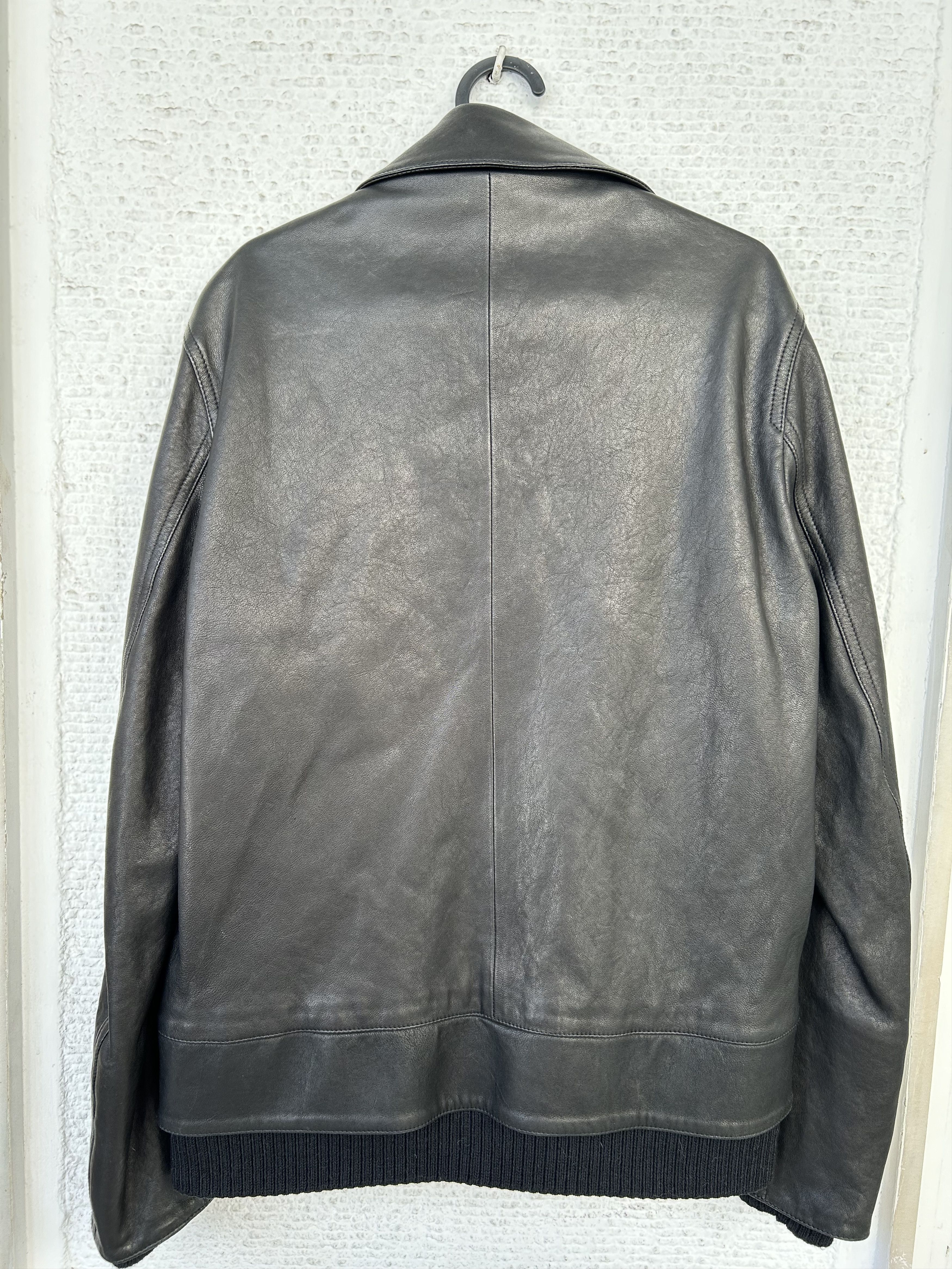 Maison Margiela Margiela Leather Moto Jacket Size US M / EU 48-50 / 2 - 11 Thumbnail