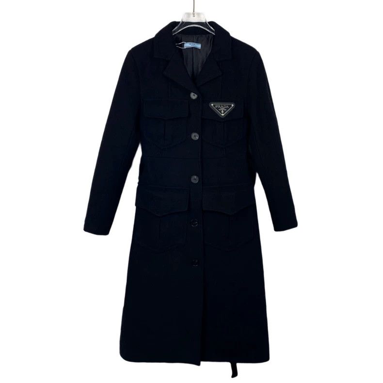 Prada Prada 23 styles of black logo triangle label lapel single-b Size US XS / EU 42 / 0 - 1 Thumbnail