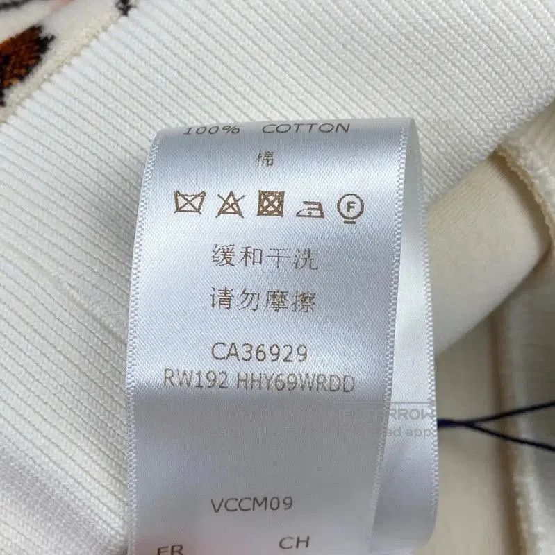 Louis Vuitton Louis Vuitton White Cotton Women's Hoodie . Size L / US 10 / IT 46 - 6 Thumbnail