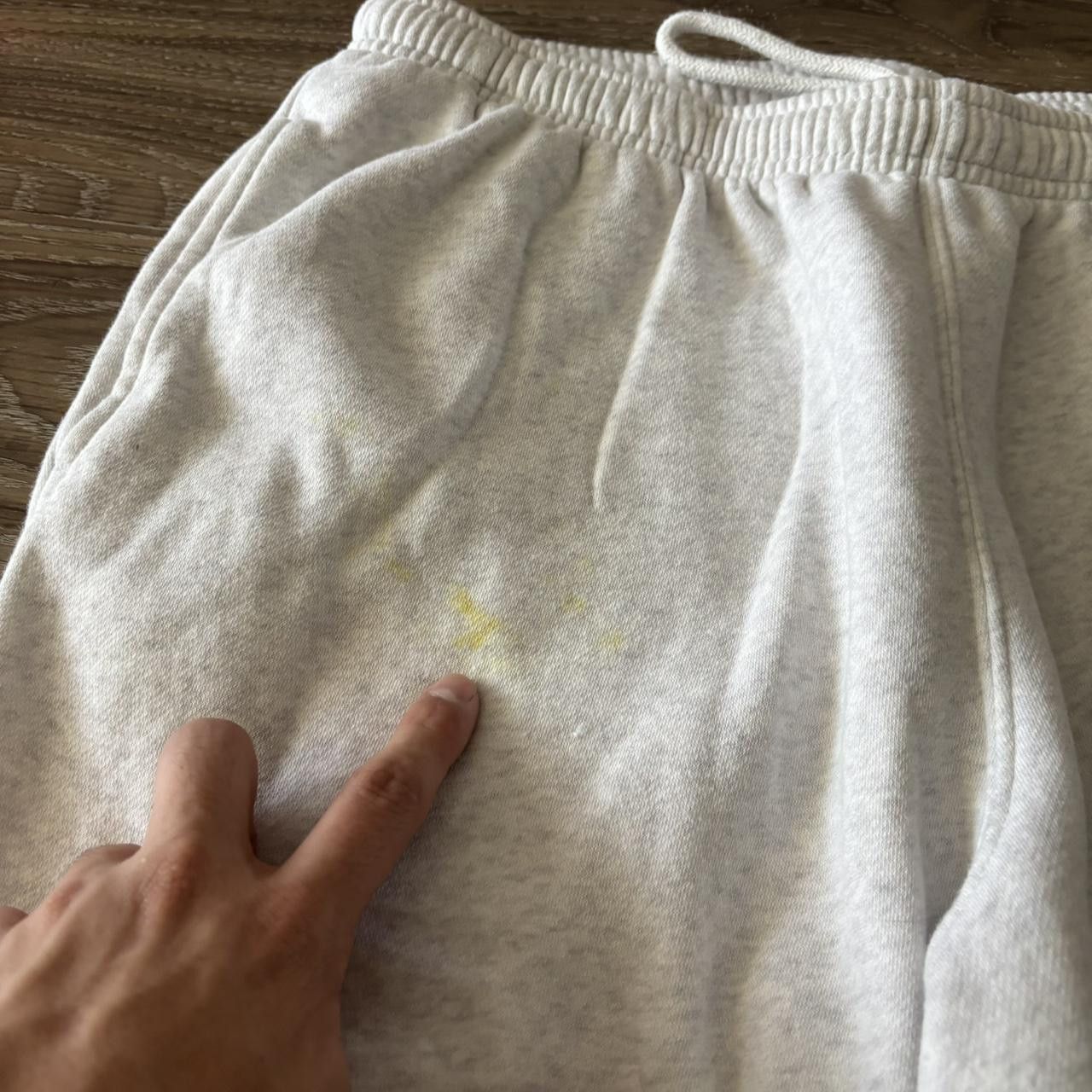 Vintage Crazy Vintage Y2K/2000s Baggy Light Grey Streetwear Casual Essential Sweatpants! Fits L Size US 34 / EU 50 - 6 Thumbnail