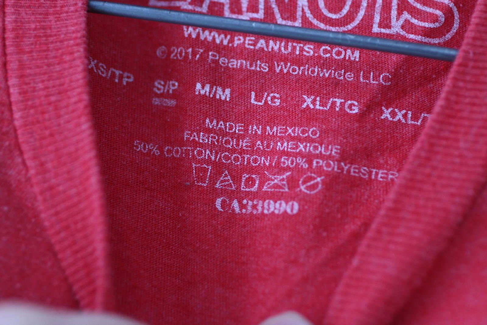 Other Red Snoopy Drink Up Peanuts Tee Small T-Shirt w/ 'Drink Up!' Size ONE SIZE - 9 Thumbnail