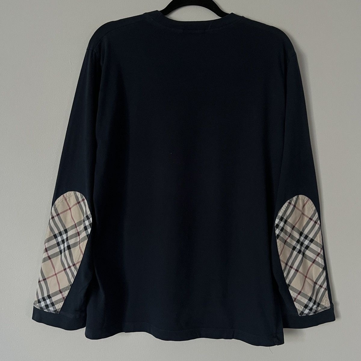 Burberry Burberry Nova Check Long Sleeve Tshirt Men's M Size US M / EU 48-50 / 2 - 6 Thumbnail