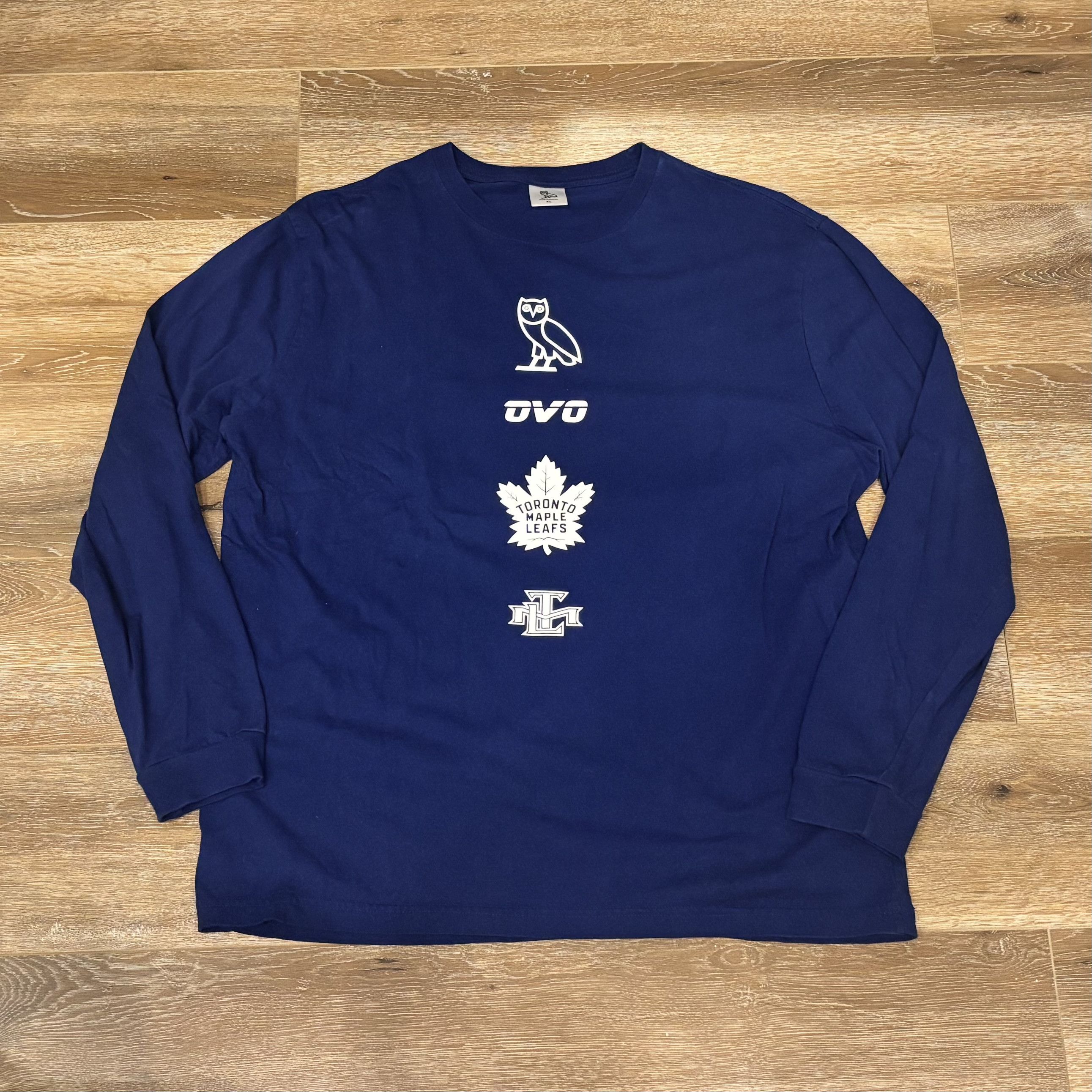 NHL × October's Very Own OVO TORONTO MAPLE LEAFS LONG SLEEVE Size US XL / EU 56 / 4 - 1 Thumbnail