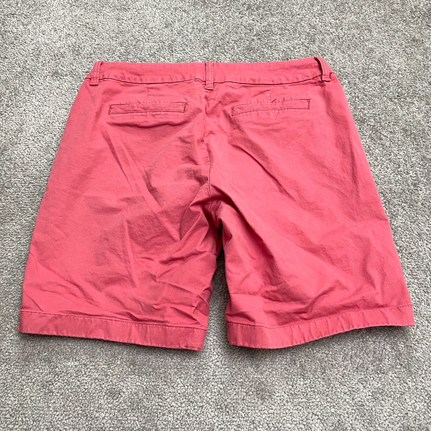 J.Crew J. Crew Chino Shorts Womens 8 Pink Cotton Pockets Mid Rise Casual Outdoor 32x9 Size 30" / US 8 / IT 44 - 2 Thumbnail
