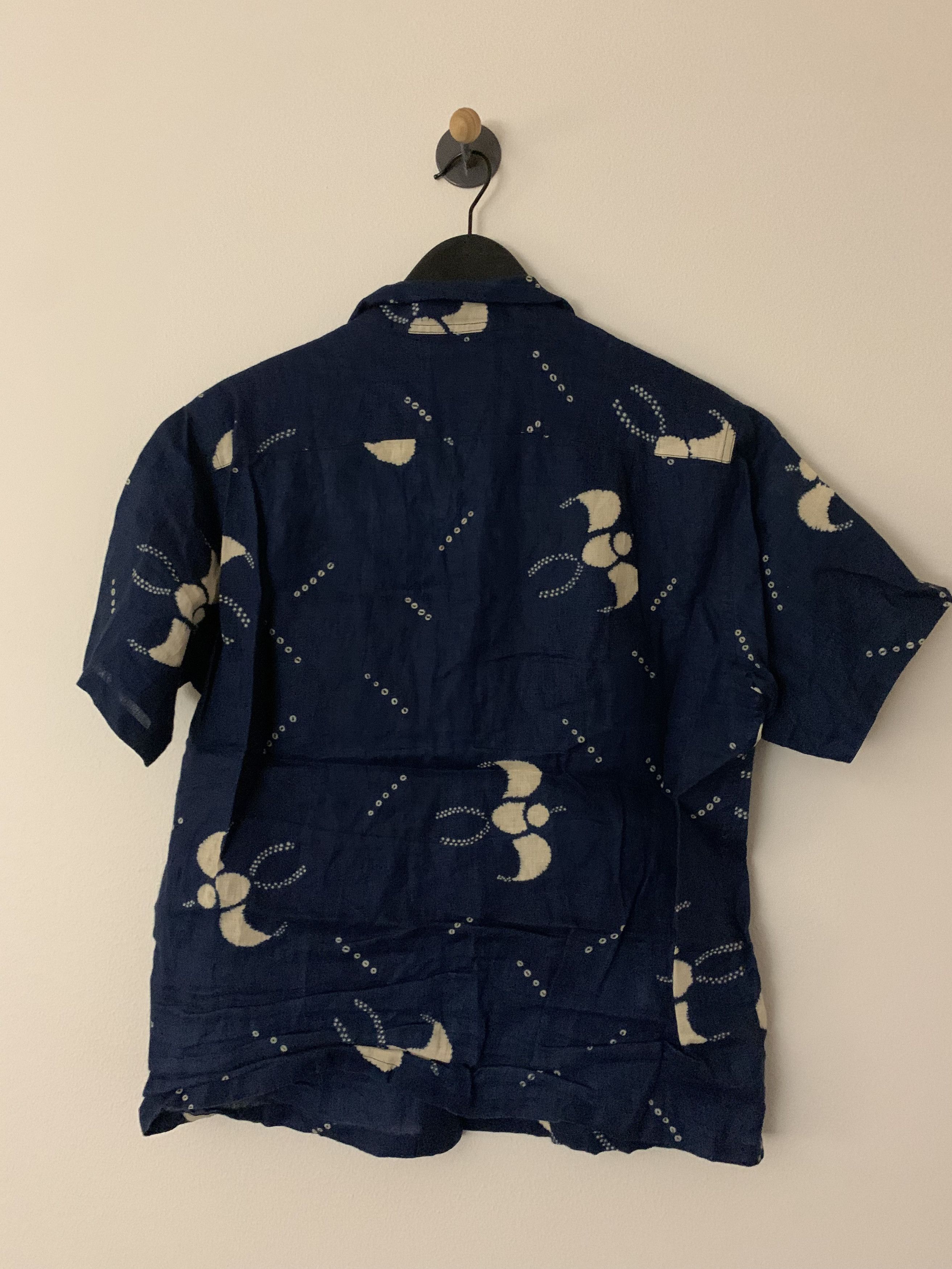 Blue Blue Japan Blue Blue Japan Slim-Fit Camp-Collar Printed Shirt Size US S / EU 44-46 / 1 - 4 Thumbnail