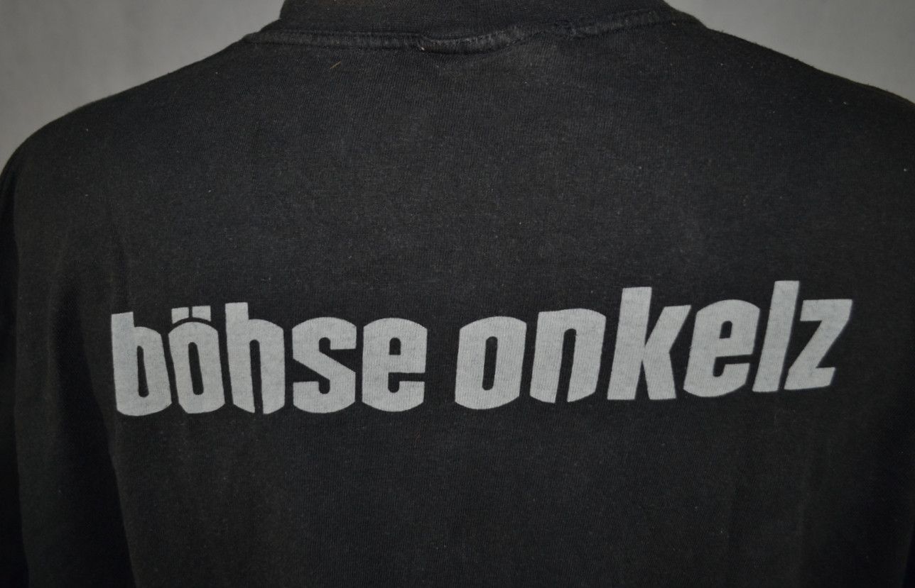 Band Tees × Vintage Böhse Onkelz - Ach, sie suchen StreitBohse XL Size US XL / EU 56 / 4 - 3 Thumbnail