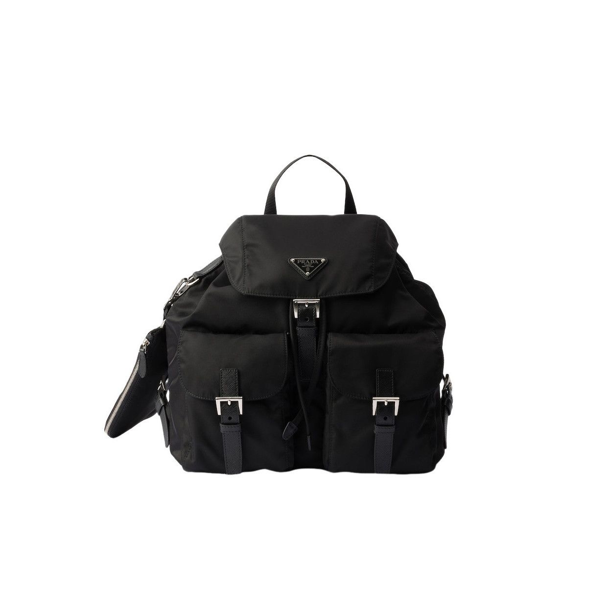 Prada PRADA $2500 Black Re-Nylon Medium Backpack New & Authentic Size ONE SIZE - 1 Thumbnail