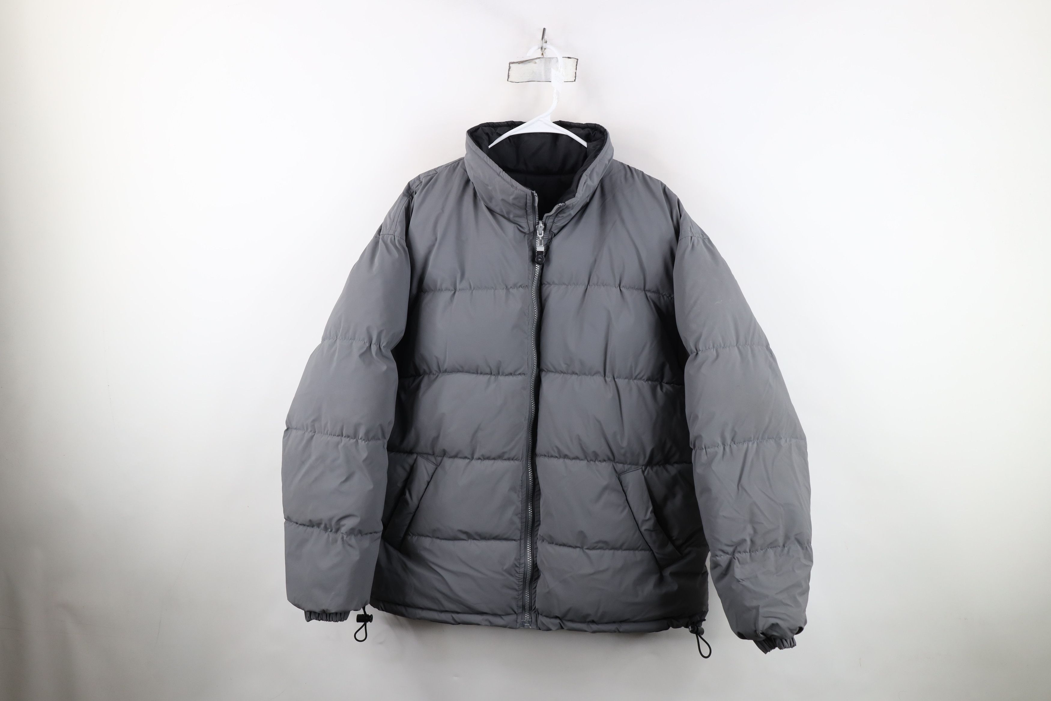 Vintage Vintage Y2K Streetwear Reversible Puffer Jacket Gray Black Size US M / EU 48-50 / 2 - 1 Thumbnail