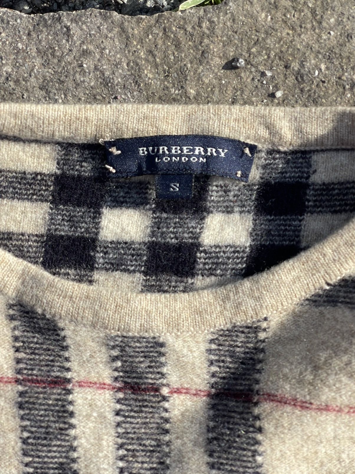 Burberry Burberry Nova Check wool sweater Size S / US 4 / IT 40 - 8 Thumbnail