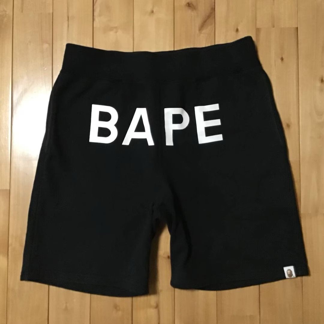 Bape BAPE Logo Sweat Shorts a bathing ape ★size XL Size US 36 / EU 52 - 1 Thumbnail