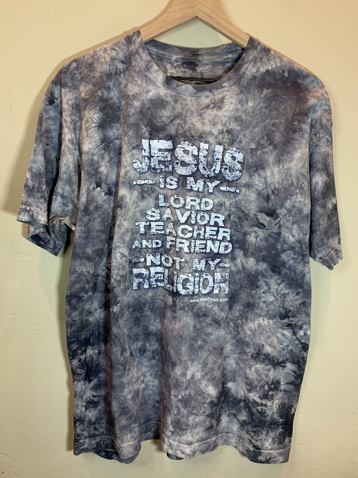 Vintage RARE Vintage Jesus Is My Lord Savior Tie-Dye Christian Shirt Size US L / EU 52-54 / 3 - 1 Thumbnail