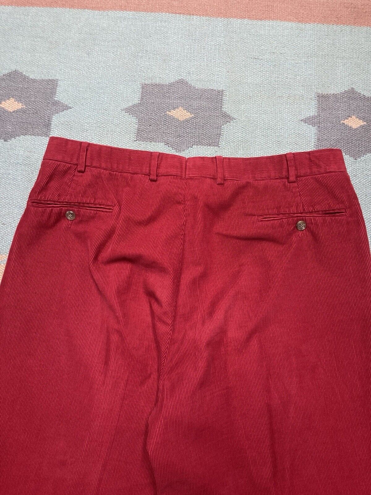Ben Silver × Vintage Ben silver Charleston corduroy pants pleated cuff golf 36x31 Size US 36 / EU 52 - 8 Thumbnail